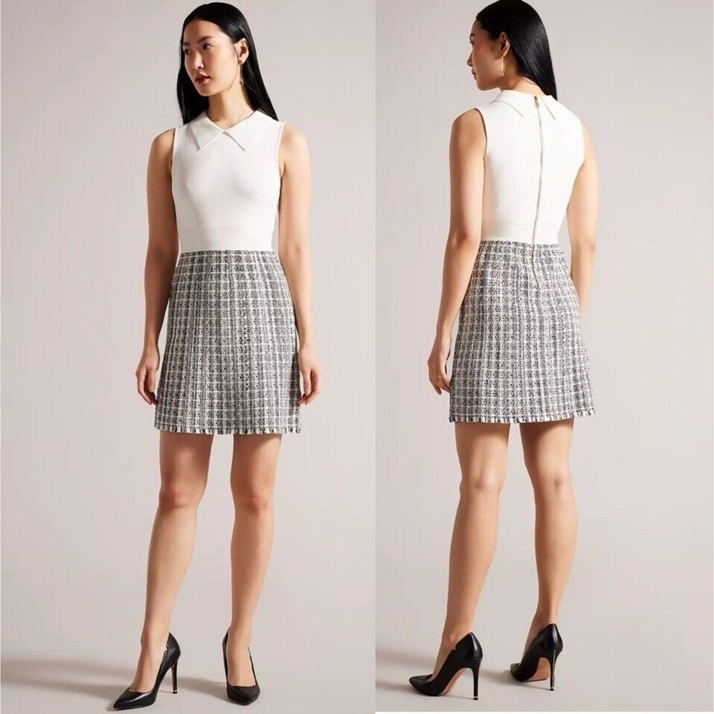 🌻NWT Ted Baker London Diveena Sleeveless Sweater Dress | Size 2